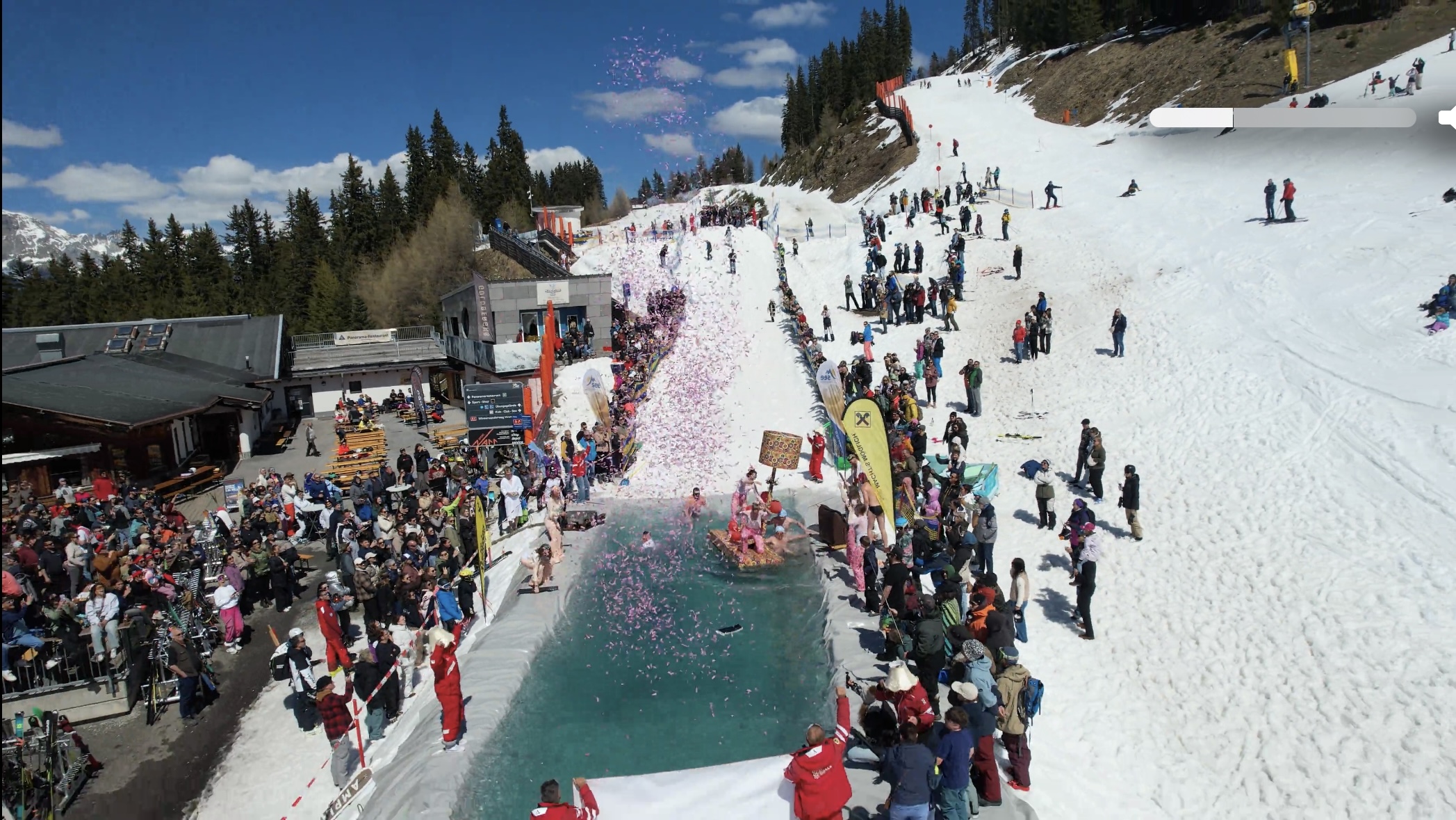 WATERSURF CONTEST & SUNSET BEATS AUF DER MEDRIGALM EISIGER BADESPASS UND  COOLE BEAT